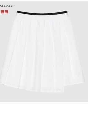JW ANDERSON X UNIQLO | White Pleated Skirt Size L